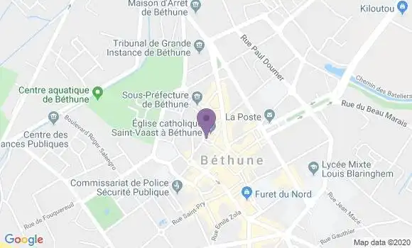Localisation Caisse d