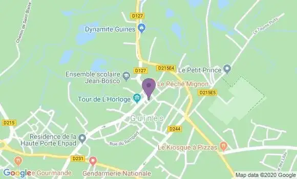 Localisation Caisse d