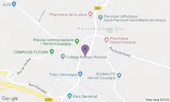 Localisation Caisse d