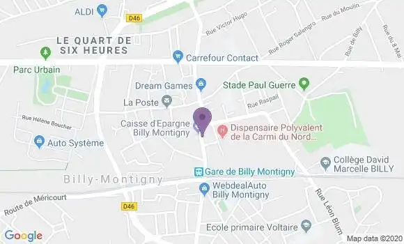 Localisation Caisse d