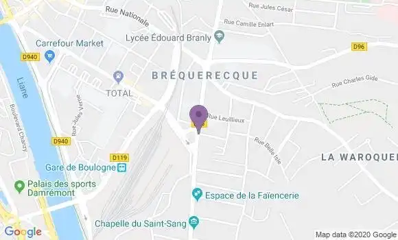 Localisation Caisse d