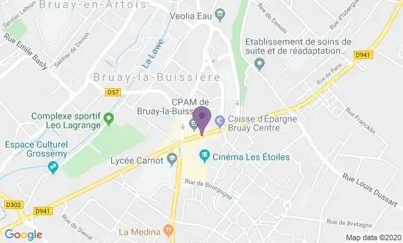 Localisation Caisse d