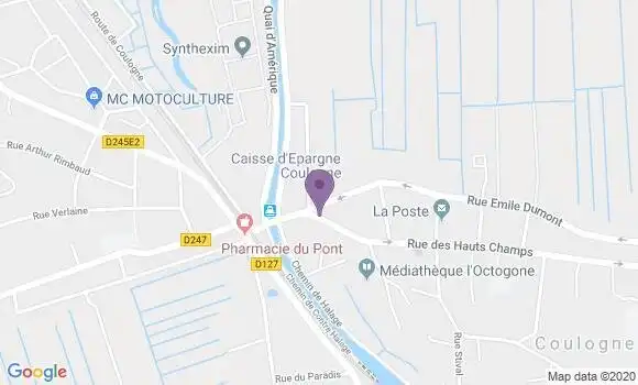 Localisation Caisse d