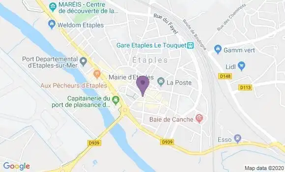Localisation Caisse d