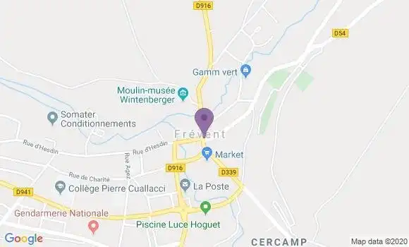 Localisation Caisse d