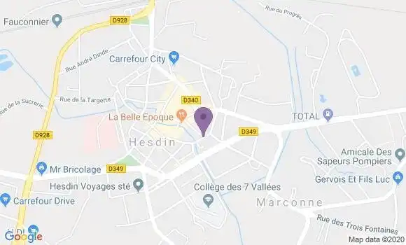 Localisation Caisse d