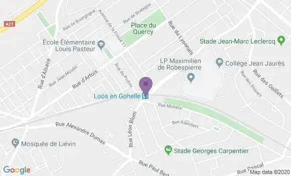Localisation Caisse d