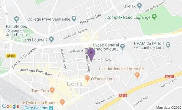Localisation Caisse d
