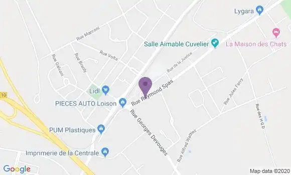 Localisation Caisse d