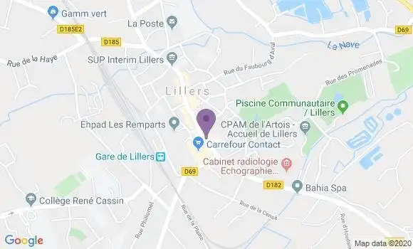 Localisation Caisse d
