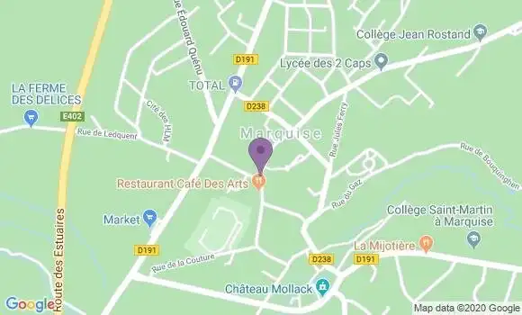 Localisation Caisse d