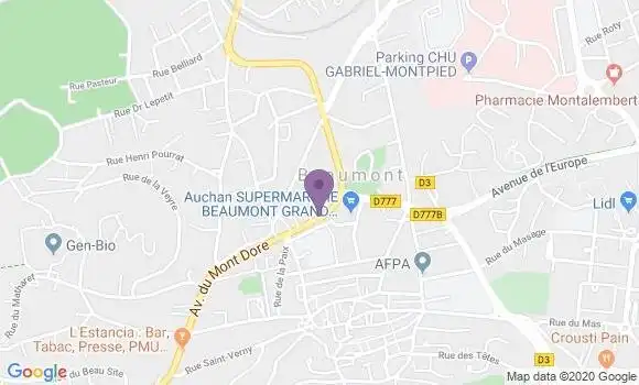 Localisation Caisse d