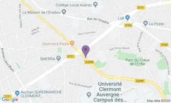 Localisation Caisse d