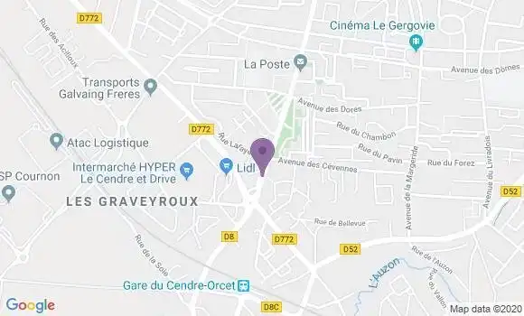 Localisation Caisse d