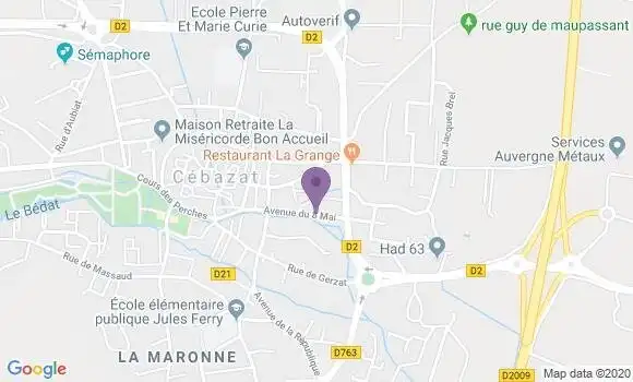 Localisation Caisse d
