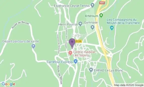 Localisation Caisse d