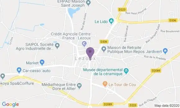Localisation Caisse d