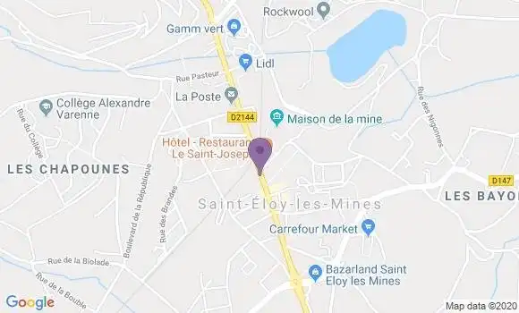 Localisation Caisse d