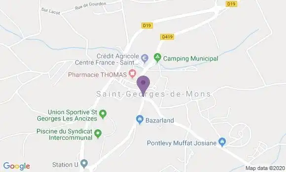 Localisation Caisse d