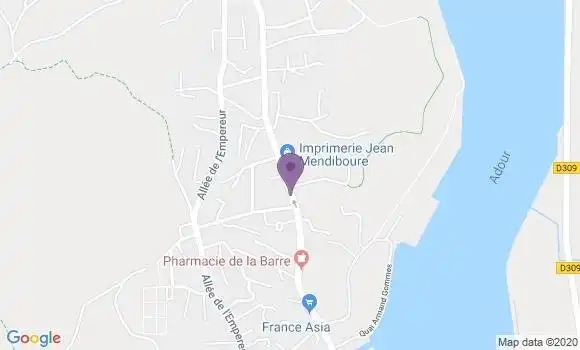 Localisation Caisse d