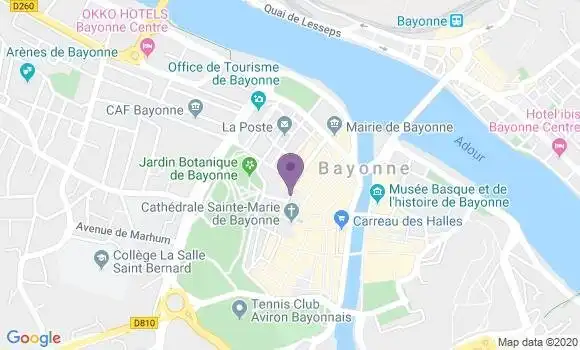 Localisation Caisse d