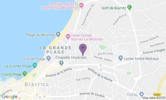 Localisation Caisse d