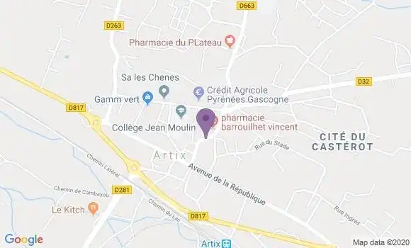 Localisation Caisse d