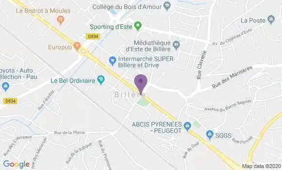 Localisation Caisse d