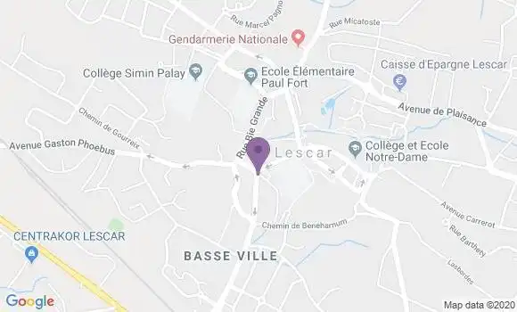 Localisation Caisse d