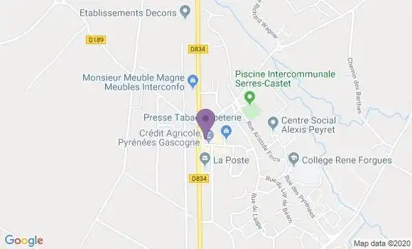 Localisation Caisse d