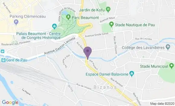 Localisation Caisse d