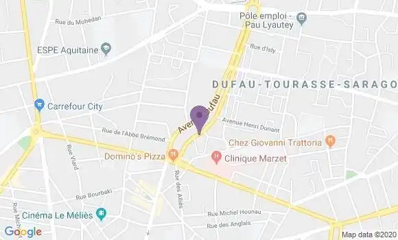 Localisation Caisse d