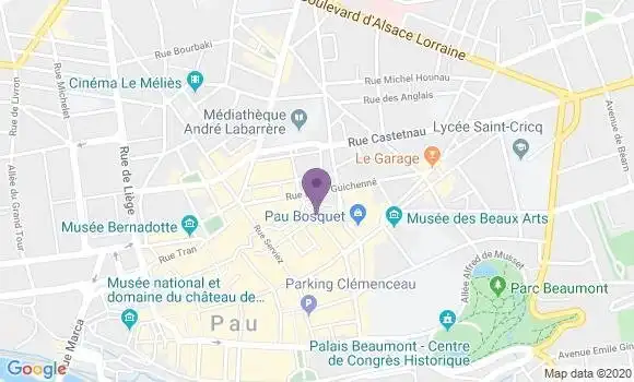 Localisation Caisse d