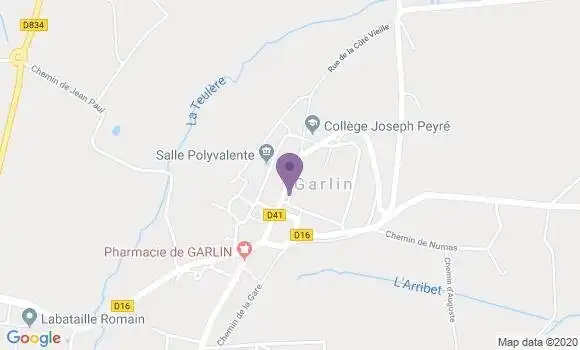 Localisation Caisse d