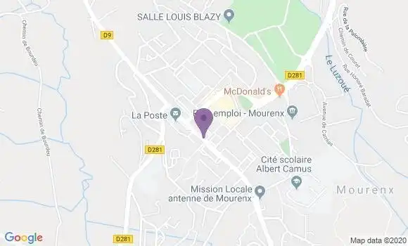 Localisation Caisse d