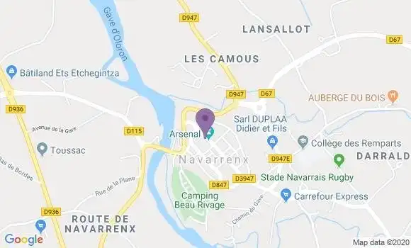 Localisation Caisse d