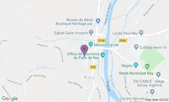 Localisation Caisse d