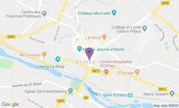 Localisation Caisse d