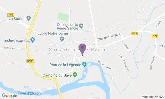 Localisation Caisse d