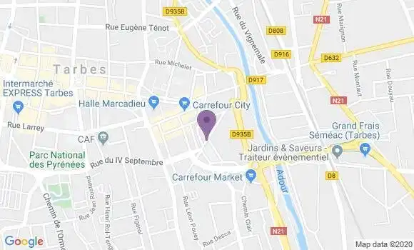 Localisation Caisse d