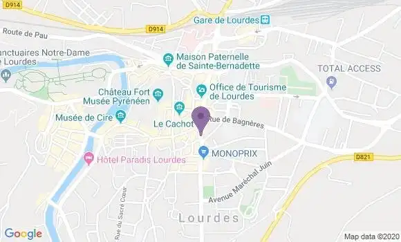 Localisation Caisse d