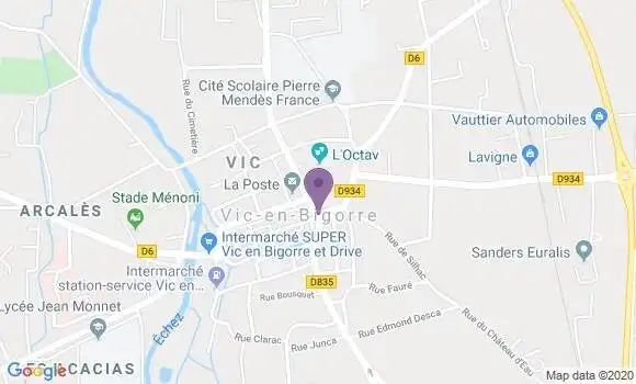 Localisation Caisse d
