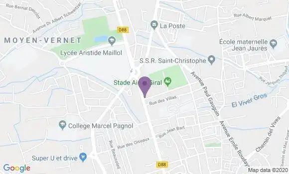 Localisation Caisse d
