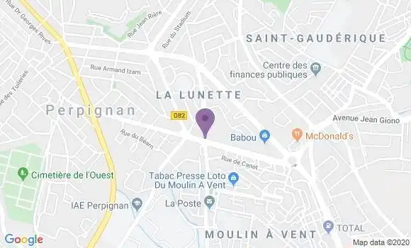 Localisation Caisse d