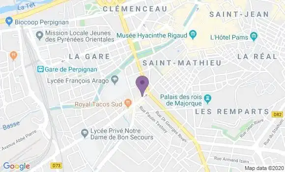Localisation Caisse d