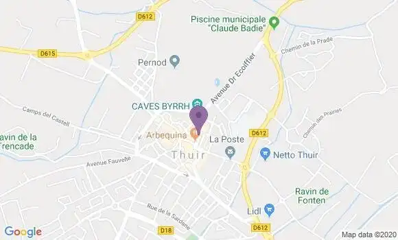 Localisation Caisse d