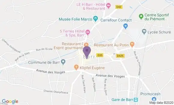 Localisation Caisse d