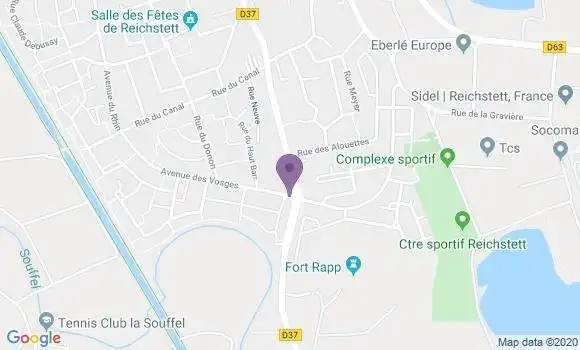 Localisation Caisse d