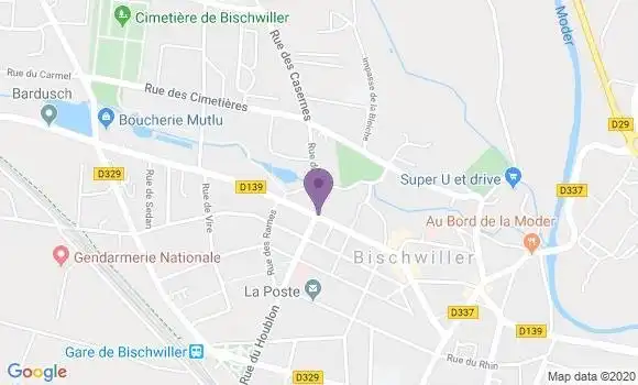 Localisation Caisse d