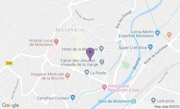 Localisation Caisse d